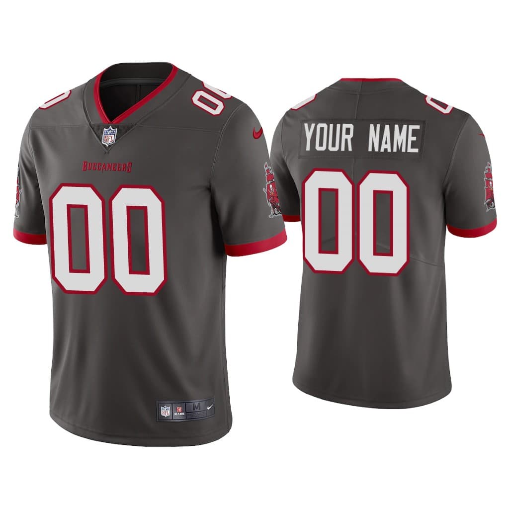 Men's Grey Tampa Bay Buccaneers New Vapor Untouchable Limited Stitched NFL Jersey